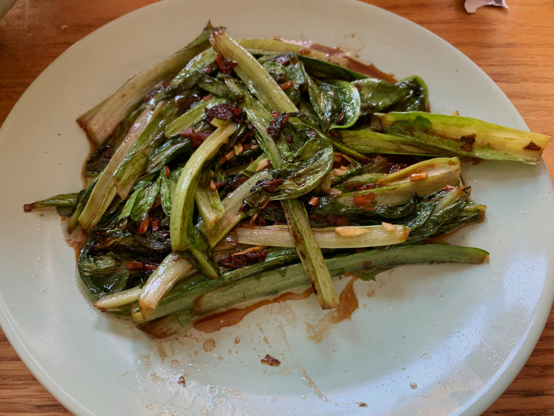 蒜蓉耗油清炒油麦菜，减脂快手菜，宝宝超爱，傻瓜步骤，屡试不爽，好吃且下饭，鲜香爽口！！