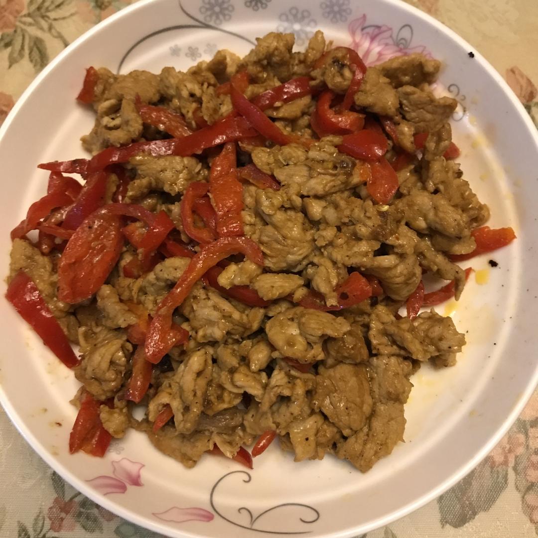 红辣椒炒肉