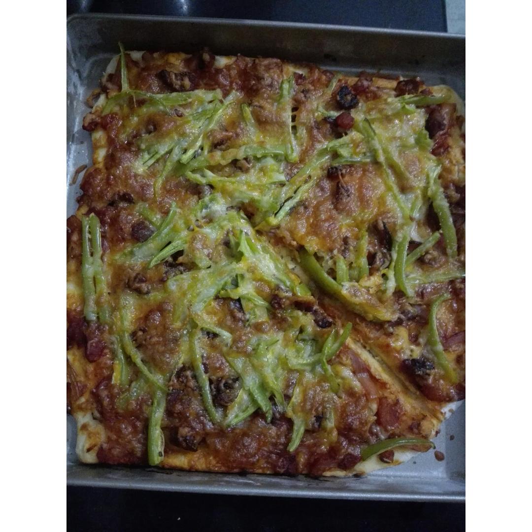 不用酵母的披萨底 No Yeast Pizza Dough