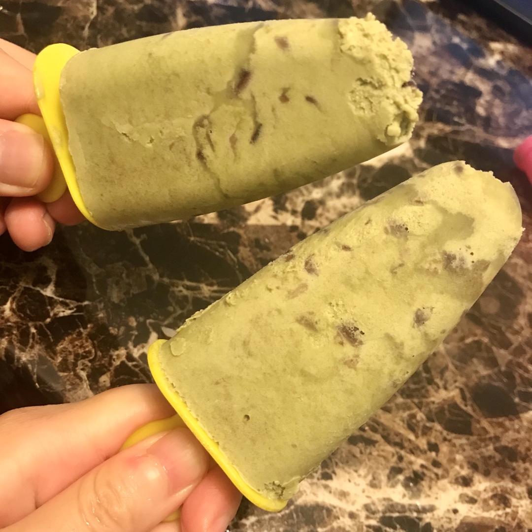 抹茶红豆冰激凌