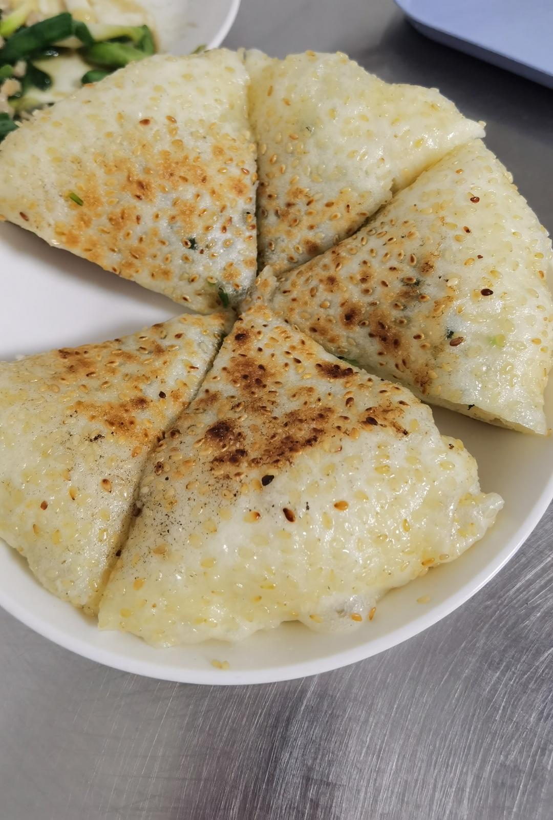 发面香脆大饼&咖喱粉丝牛肉汤