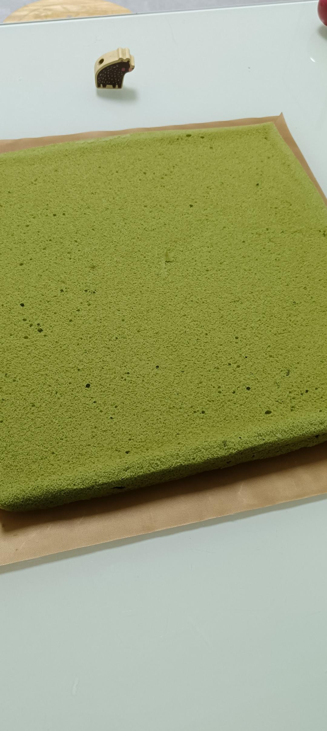 抹茶味蛋糕卷
