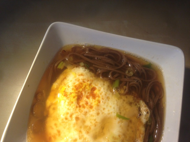 小葱麻油酱油面