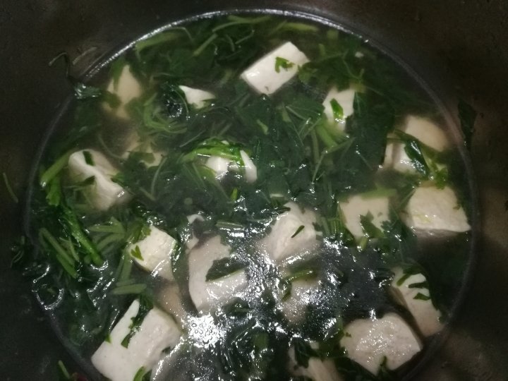 苋菜豆腐汤