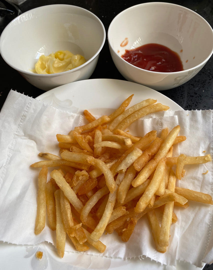 美厨宝儿做的肯德基炸薯条无需冷冻版