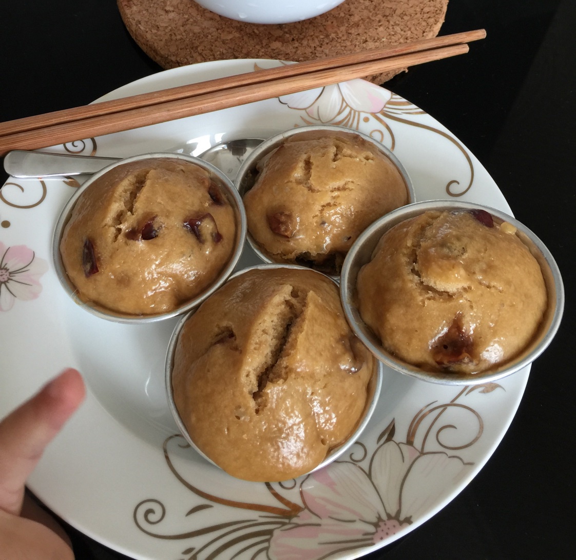 红糖枣片发糕
