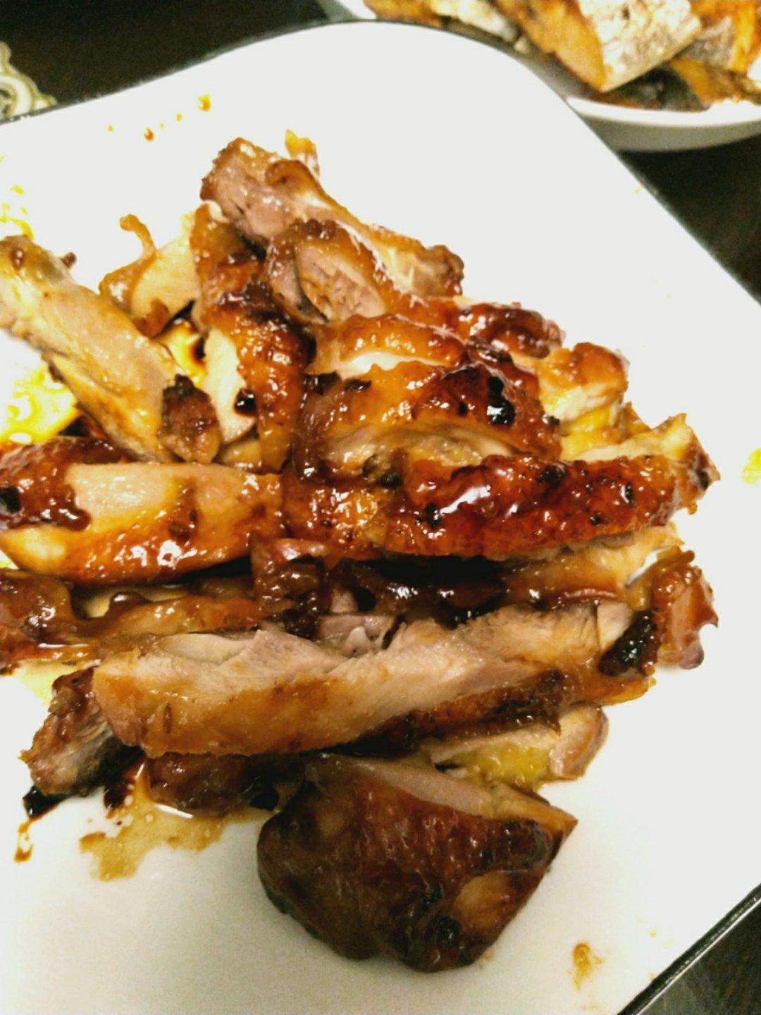 照烧蒜香版鸡腿饭的做法