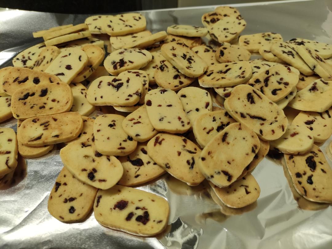 适合手残党新手的零失败蔓越莓曲奇饼干