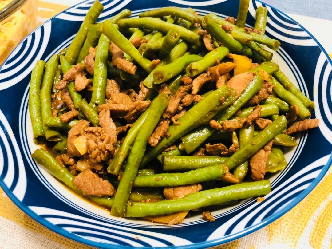 李店长做的线豆儿炒肉