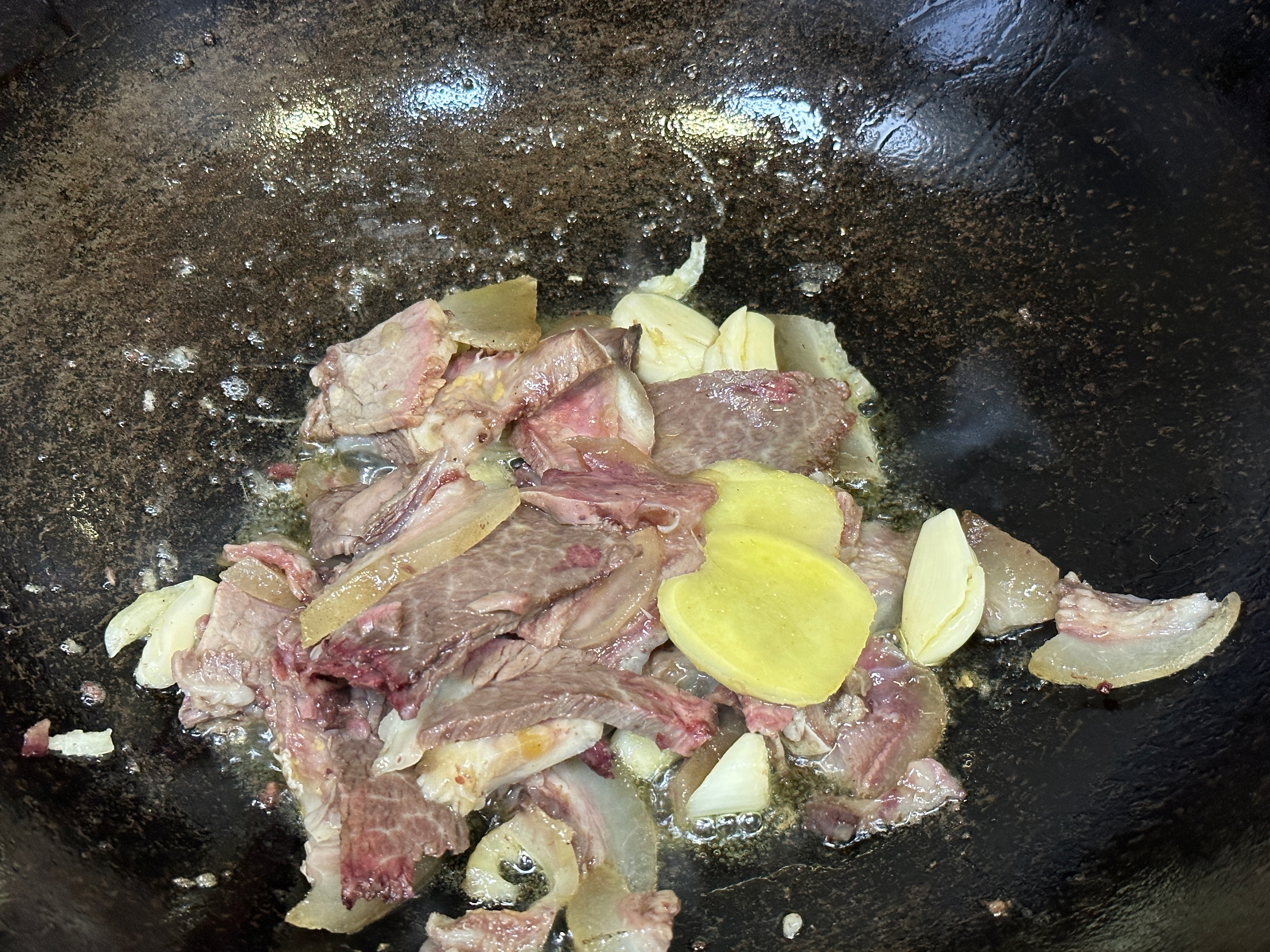 大白菜烧牛肉的做法 步骤2