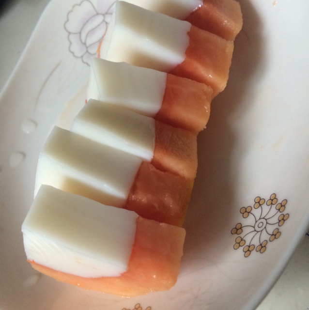 木瓜椰奶冻