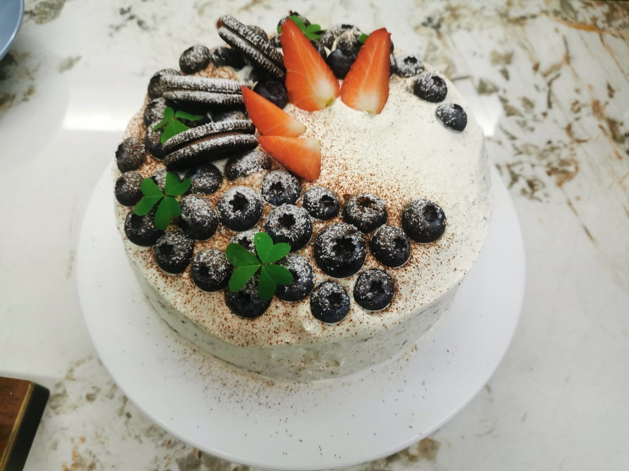 蓝莓奥利奥生日蛋糕
