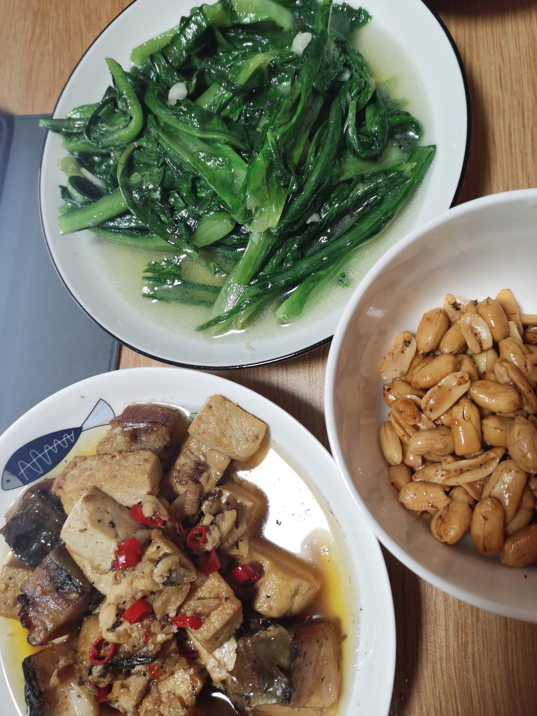 腊鱼块炖豆腐