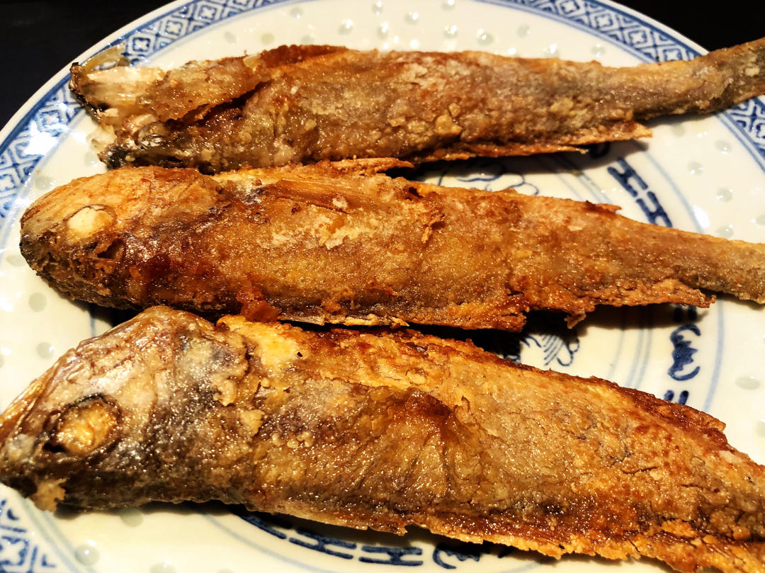 香煎小黄鱼