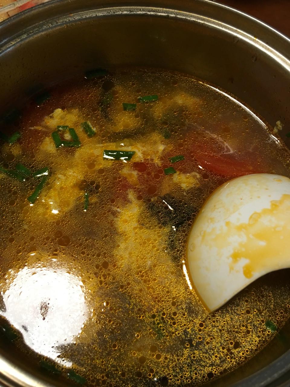 番茄紫菜鸡蛋汤