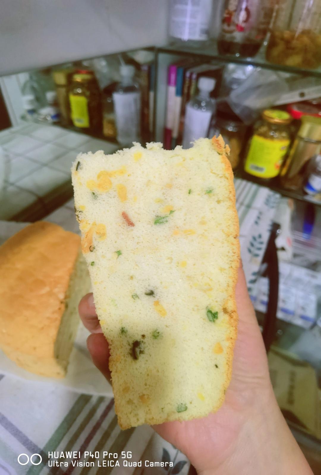 香葱肉松戚风蛋糕（六寸／八寸）