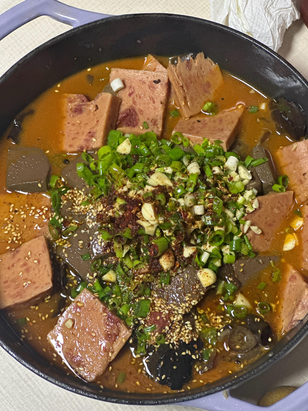 冒鸭血