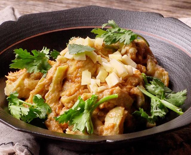 微波炉版麻酱茄泥的做法