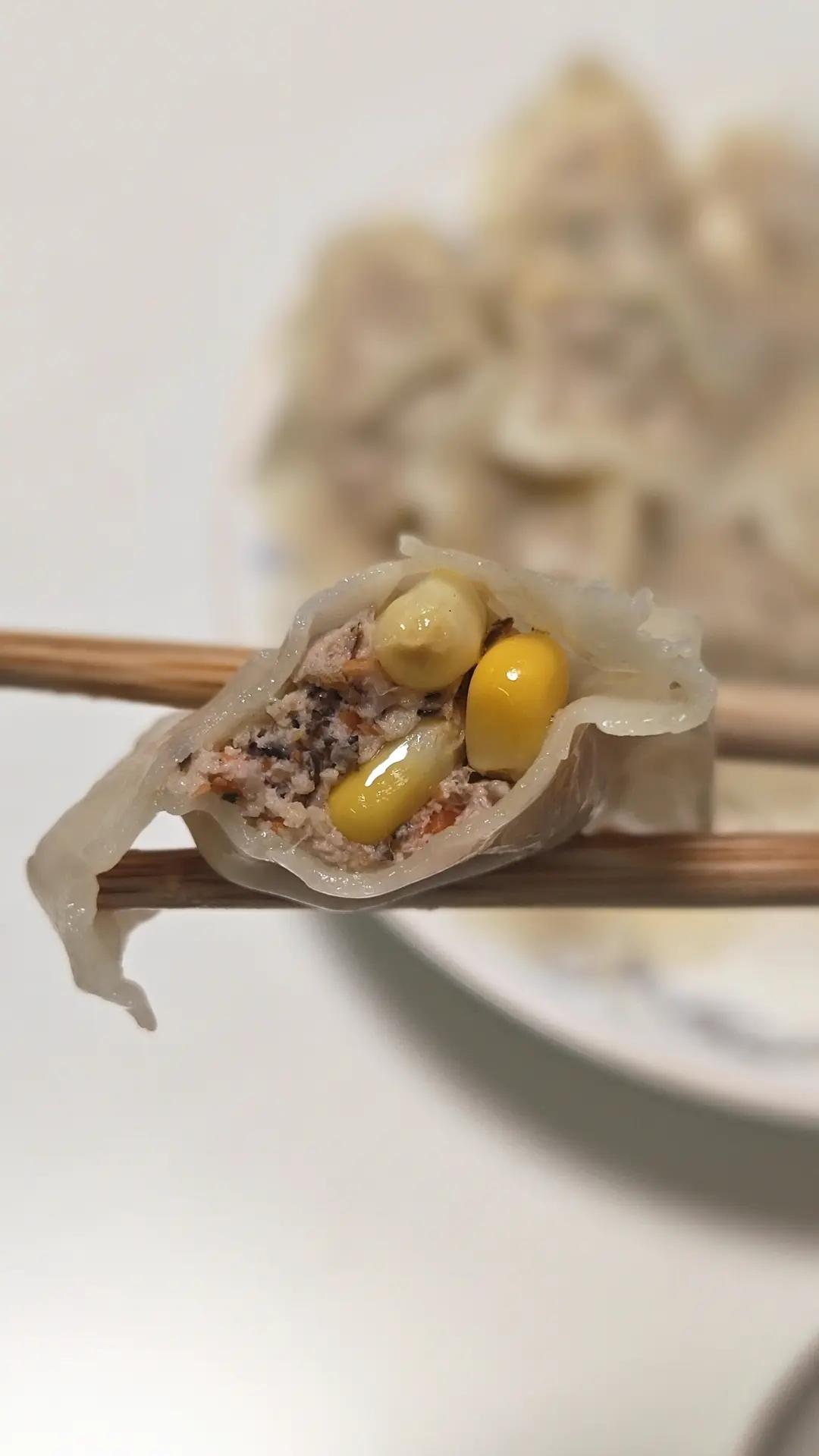 分享一个好吃的饺子馅（类似于湾仔码头的玉米鲜肉饺子馅）