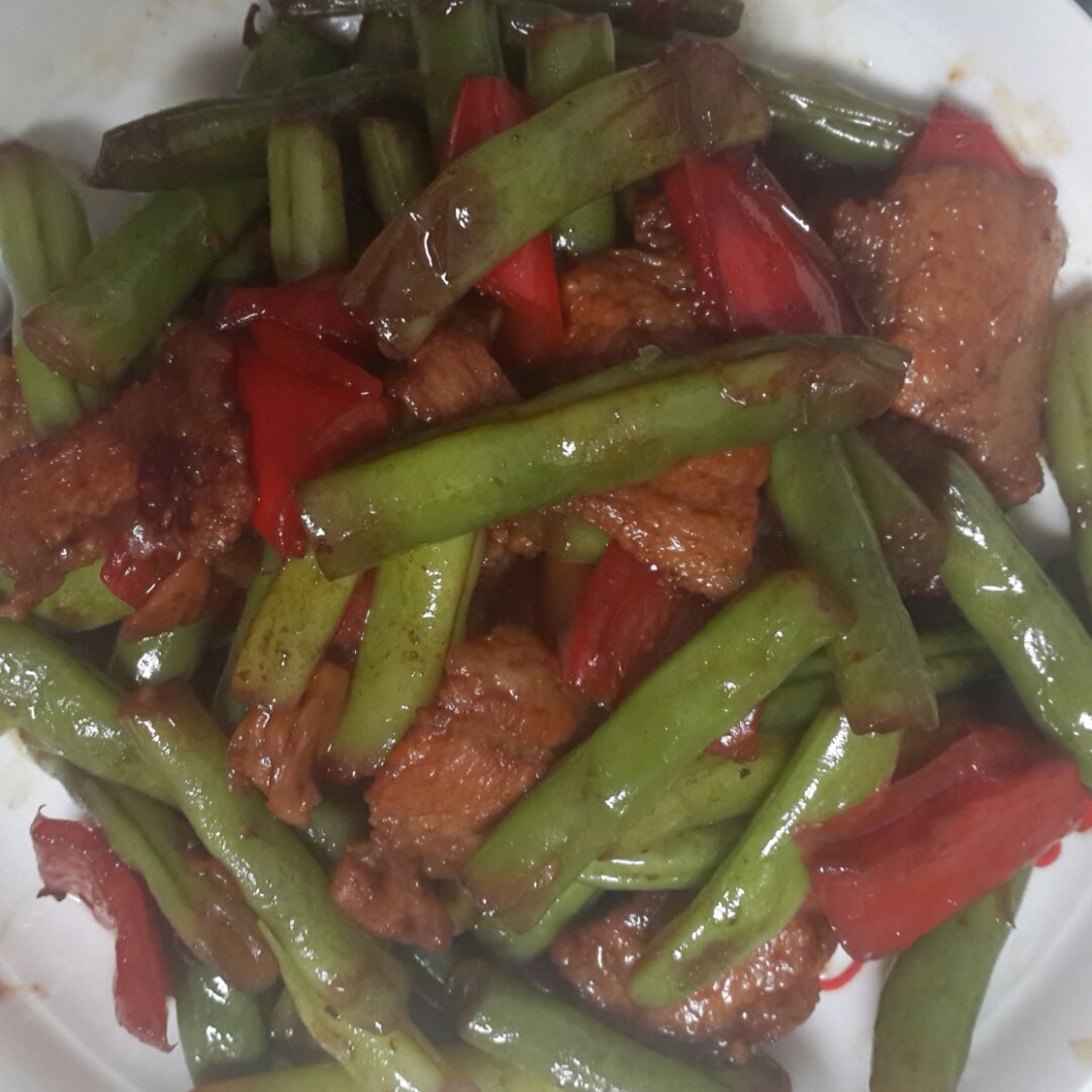 五花肉四季豆