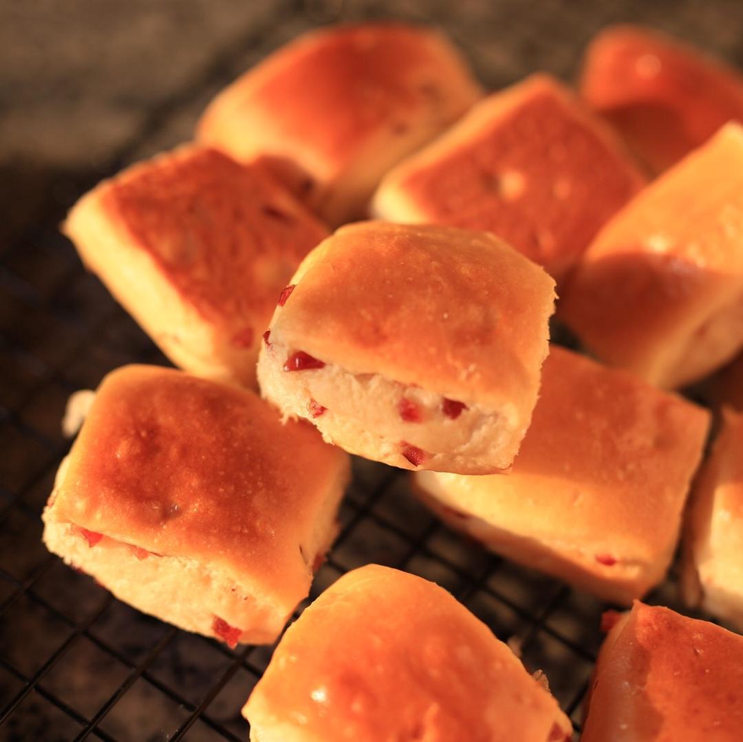 蔓越莓优格小面包块