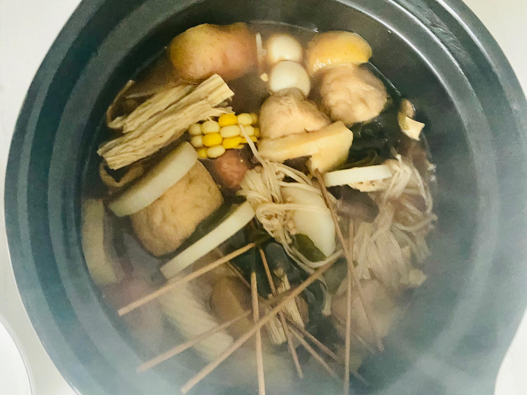 家庭关东煮｜汤底比便利店鲜甜