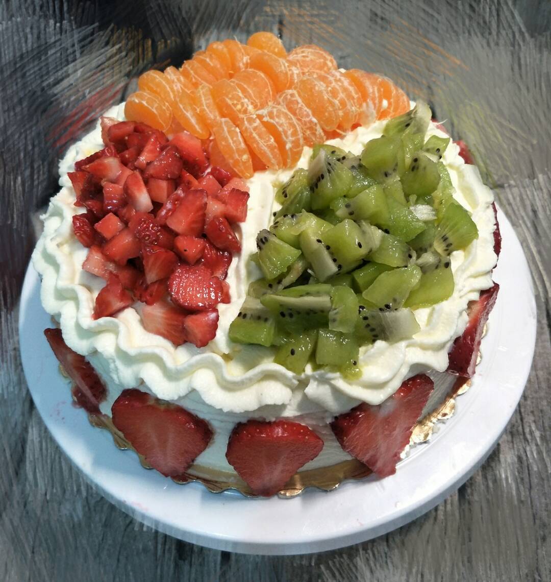 8寸水果生日蛋糕