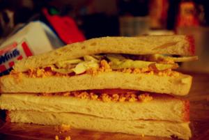 超级暖胃省料三明治的做法 步骤5