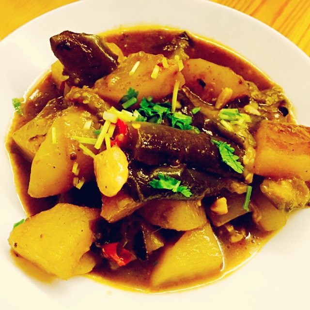 土豆炖茄子
