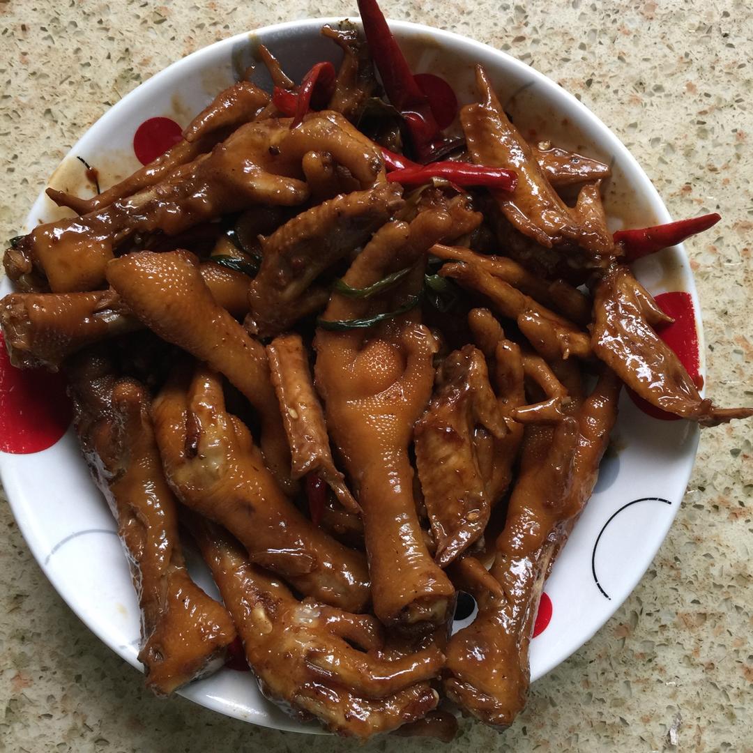 卤鸡爪
