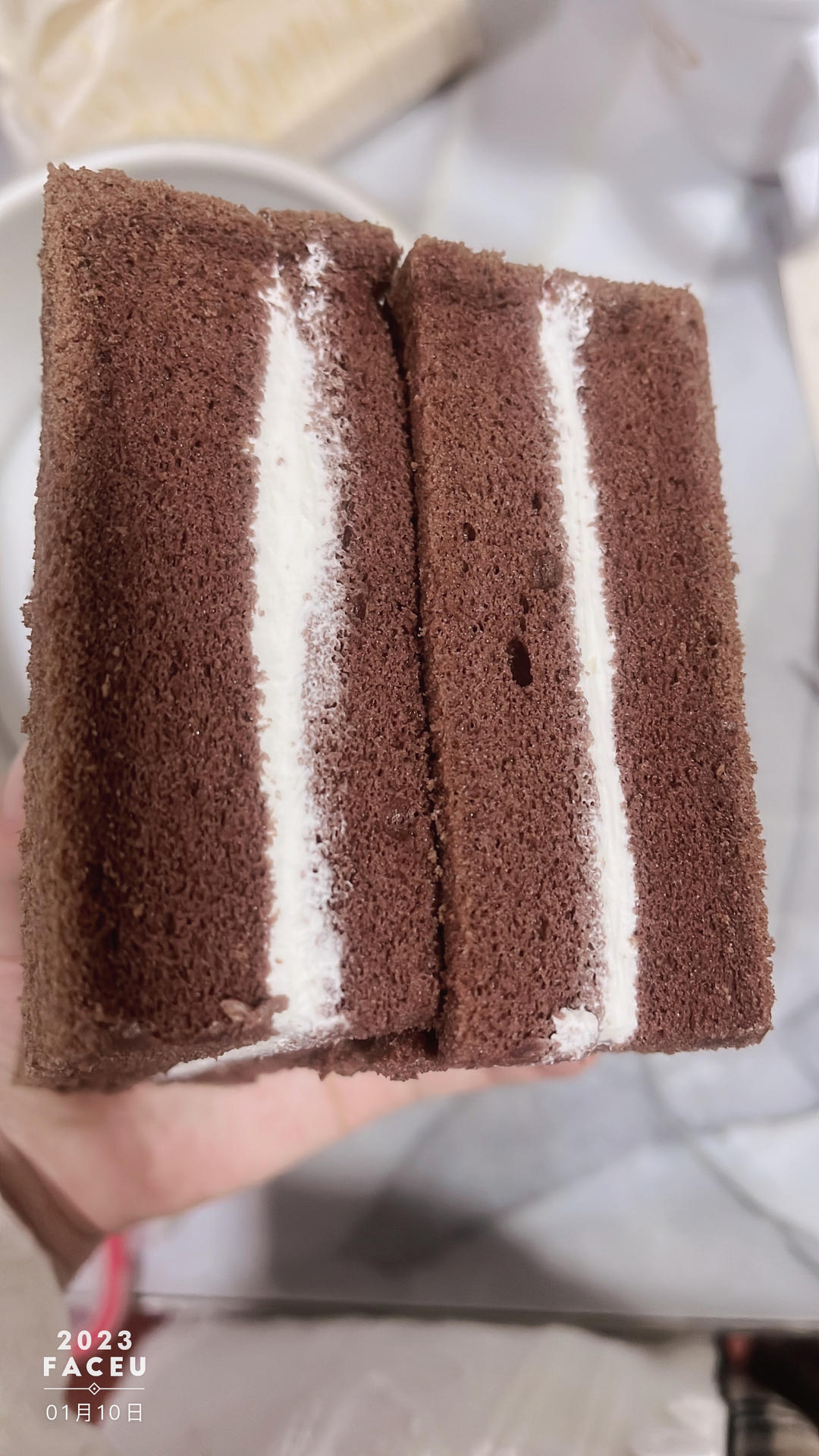 可可戚风蛋糕～8寸～百分百成功