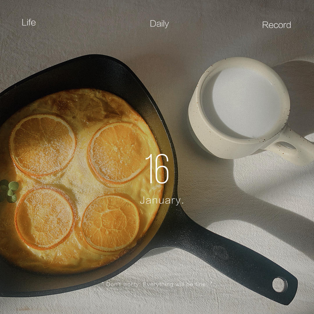 低卡香橙克拉芙缇（感觉叫香橙松饼也ok）