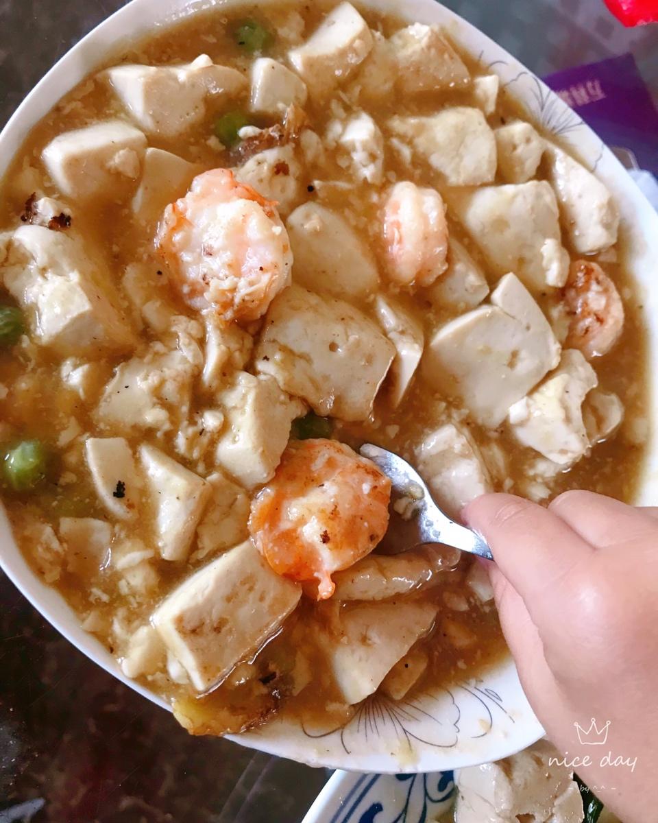 虾仁豆腐
