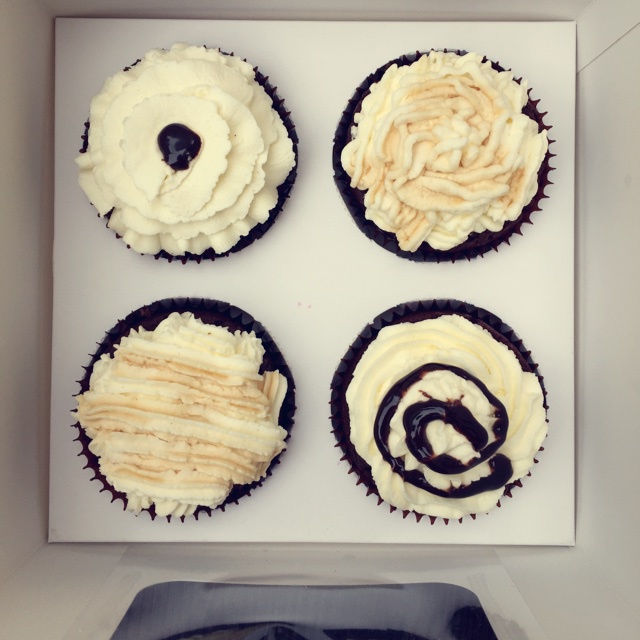 Beer-batter maple bacon spring break cupcake混酒枫糖培根春假纸杯蛋糕