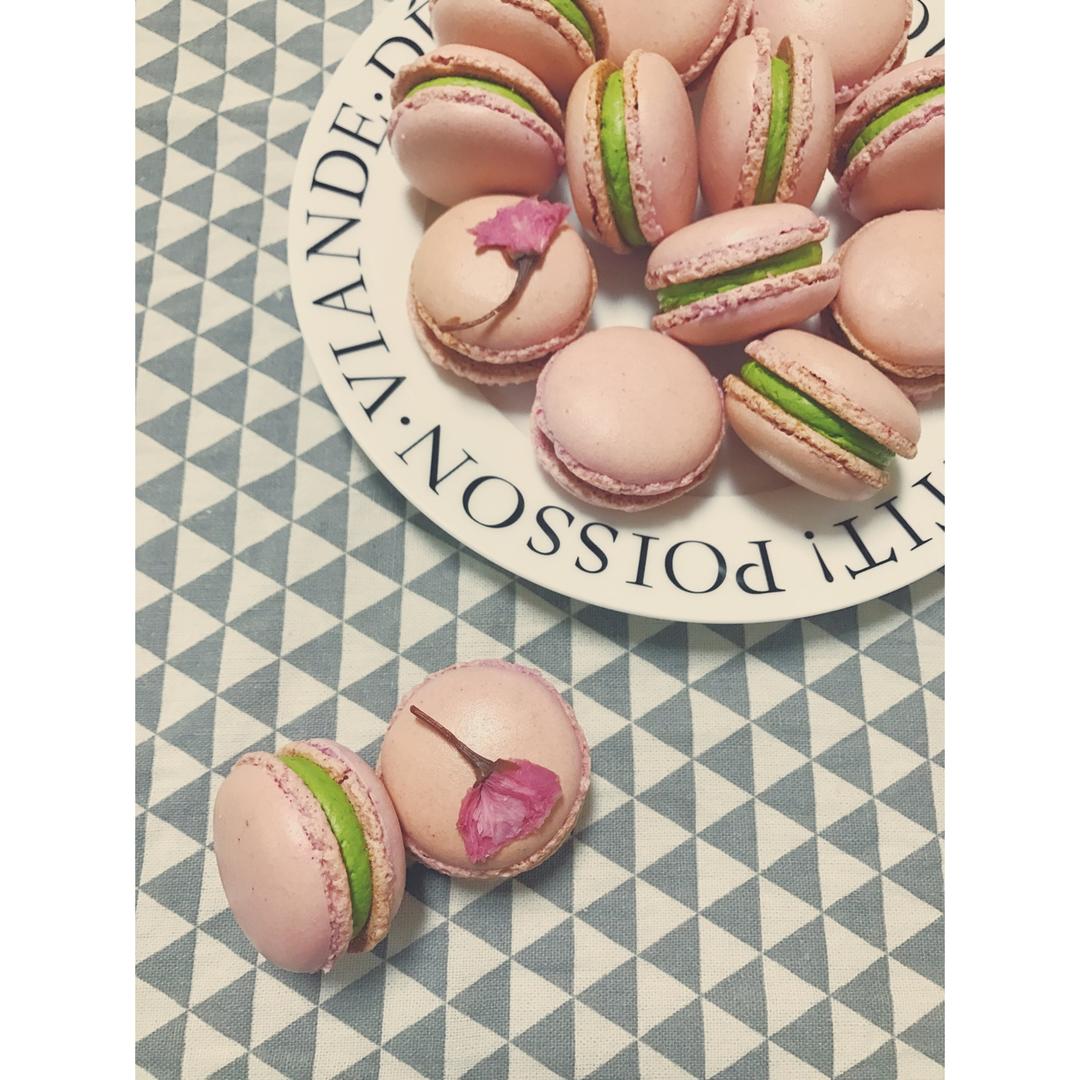 意式马卡龙抹茶馅