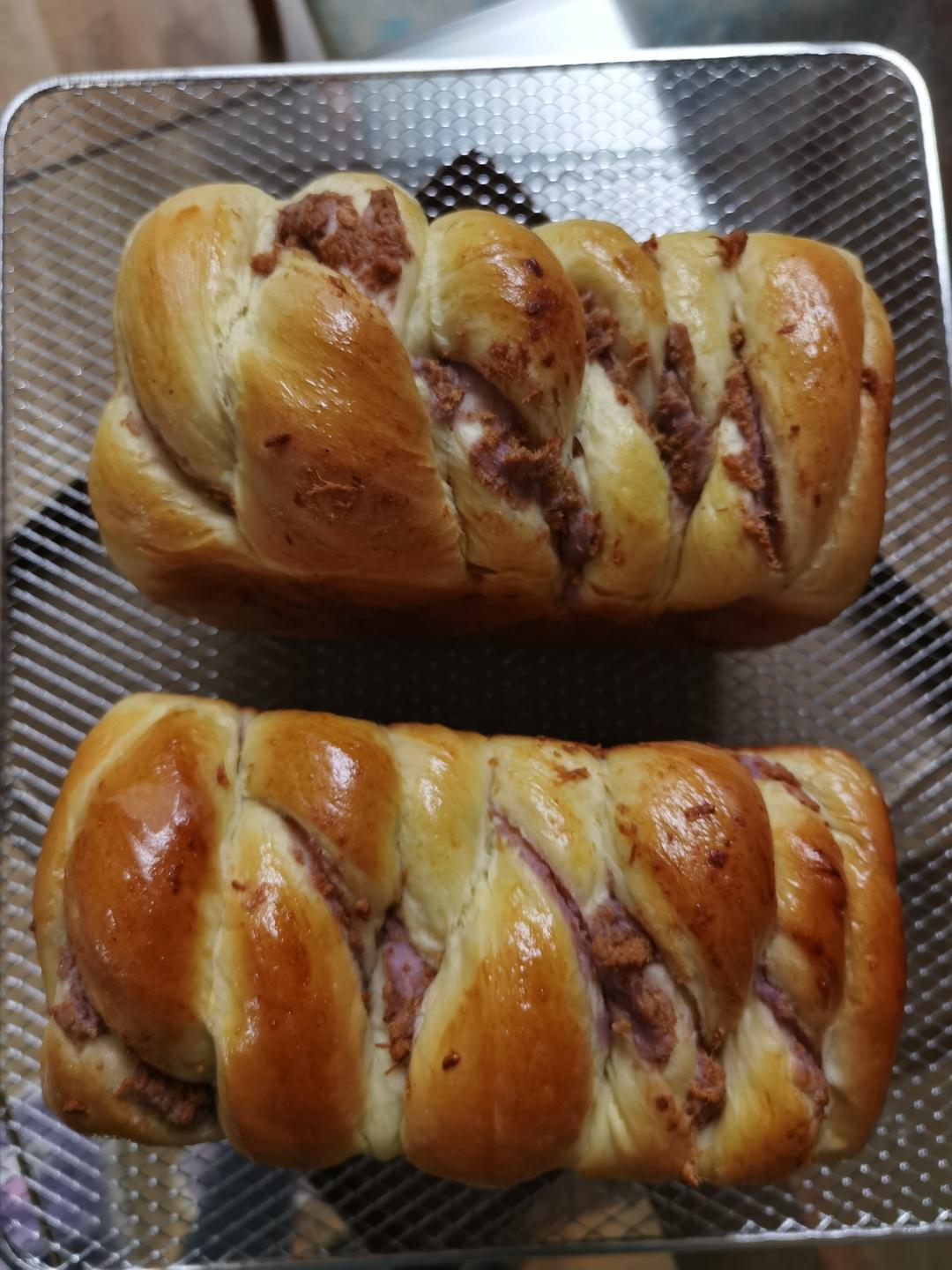 芋泥咸蛋黄吐司｜料多超满足｜神仙搭配