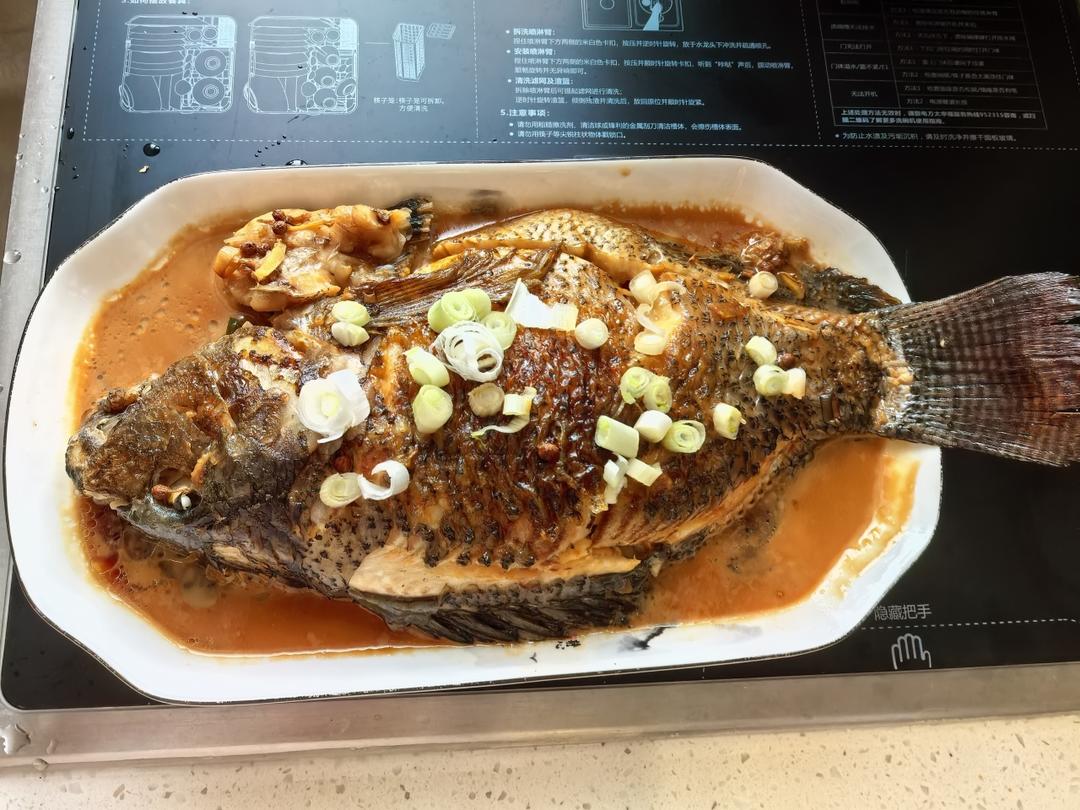 家常菜-红烧罗非鱼