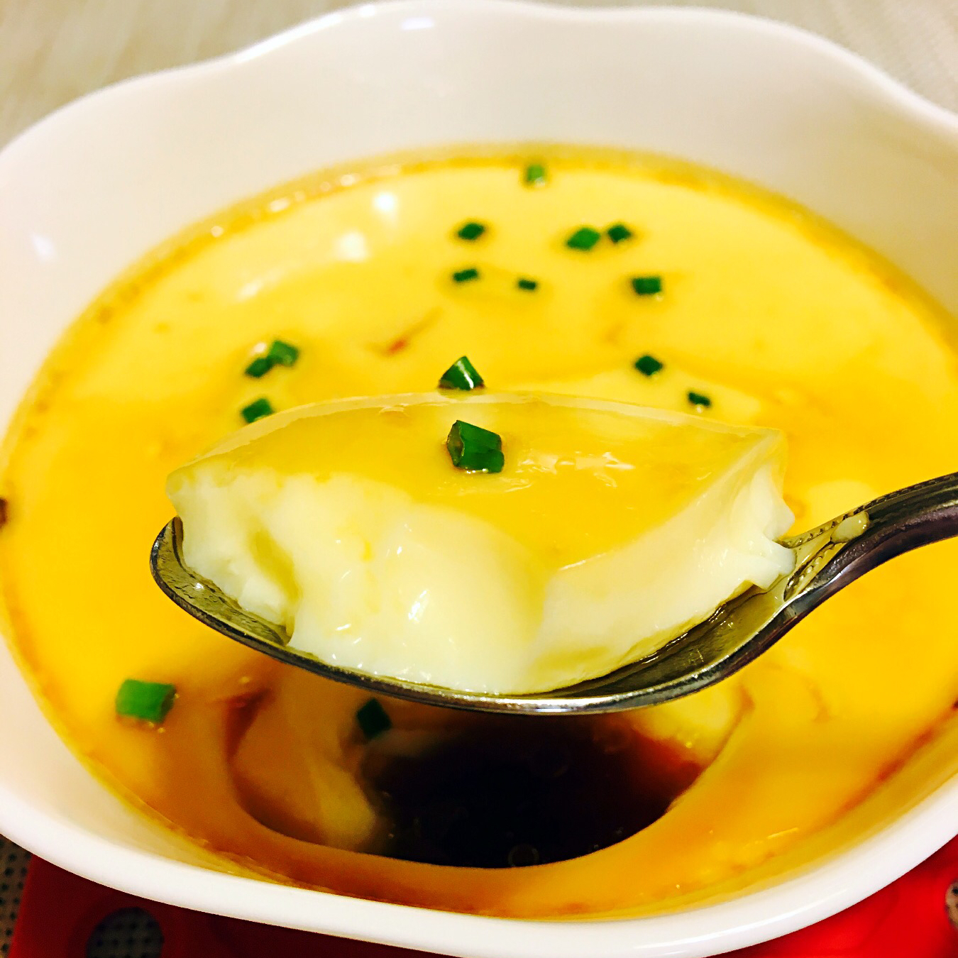 蒸蛋羹 Steamed Egg Pudding