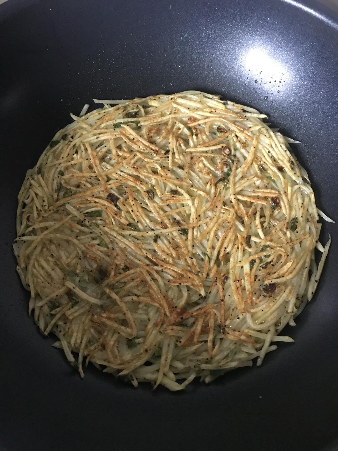 香煎土豆饼（无面粉版）的做法