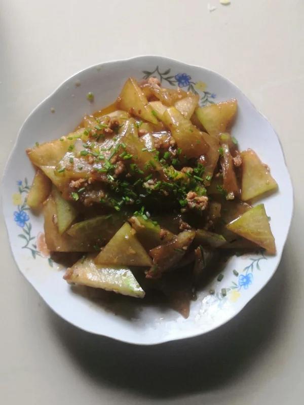肉末炒冬瓜(超下饭)
