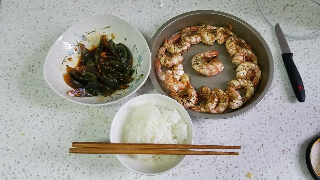 盐烤阿根廷红虾