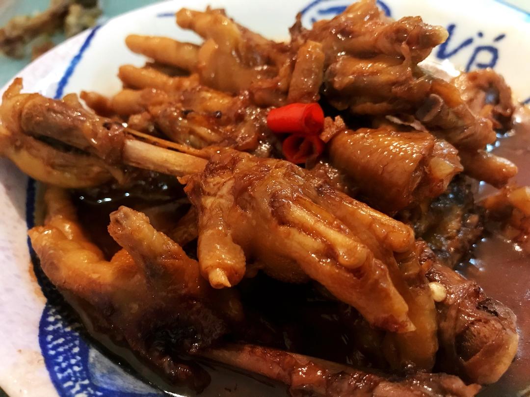 香辣烧鸡爪