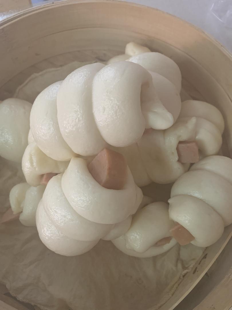 清和4做的肠仔卷香肠馒头来一盘接地气的早餐