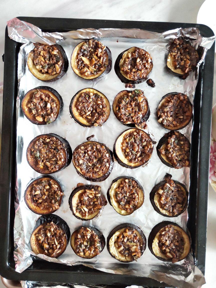 蒜香烤一口茄子