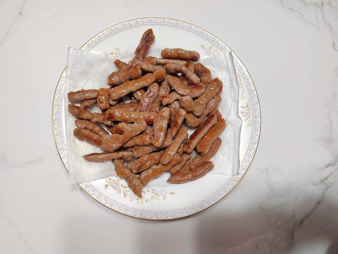 宝宝辅食——香煎牛肉手指条