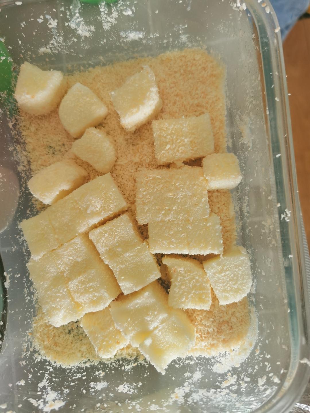 无需烤箱！奶香味浓郁！香甜嫩滑的椰蓉奶糕