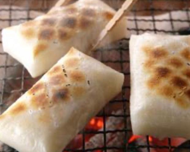 超简易烤年糕(糯米粉)