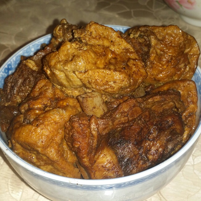 豆泡红烧肉