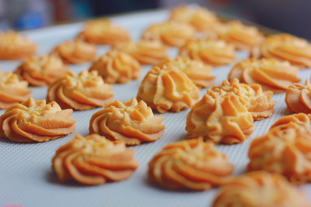 零失败花纹超级立体的黄油曲奇