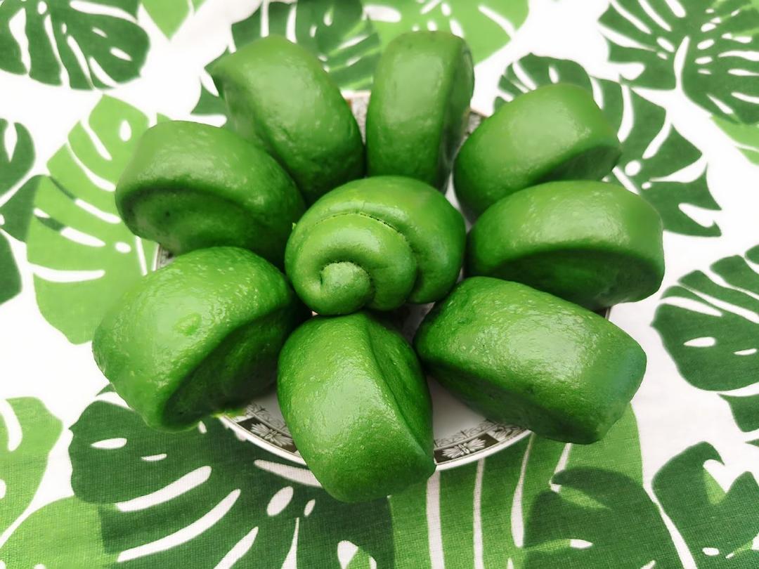 菠菜馒头